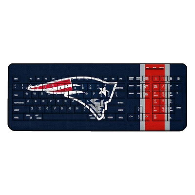 New England Patriots Stripe Wireless Keyboard