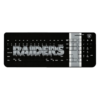 Las Vegas Raiders Stripe Wireless Keyboard