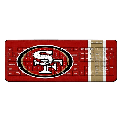 San Francisco 49ers Stripe Wireless Keyboard