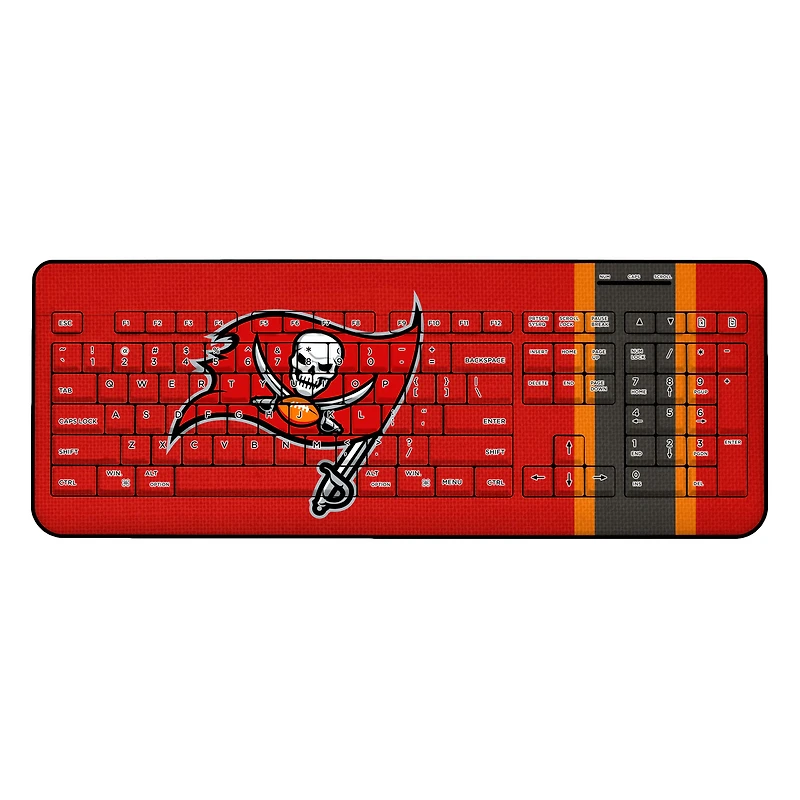 Tampa Bay Buccaneers Stripe Wireless Keyboard