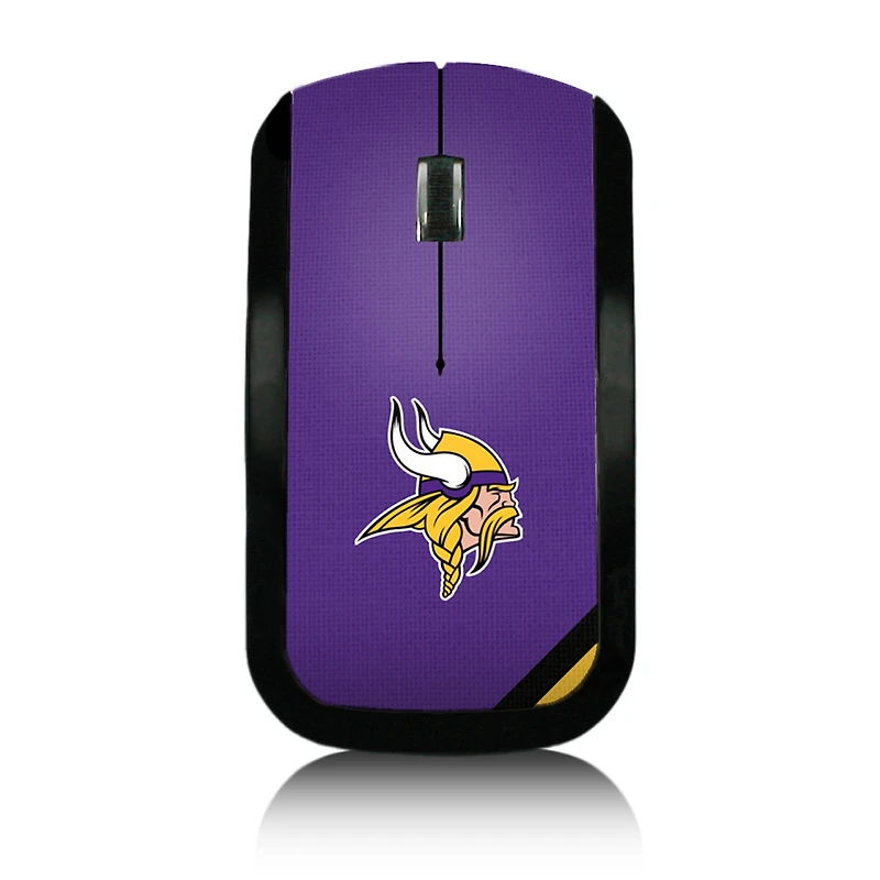 Minnesota Vikings Diagonal Stripe Wireless Mouse