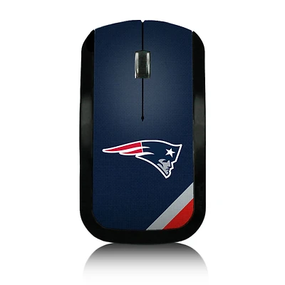 New England Patriots Diagonal Stripe Wireless Mouse