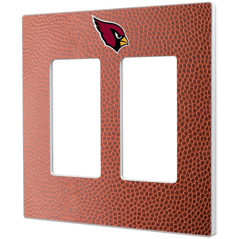 Arizona Cardinals Football Design Double Rocker Light Switch Plate