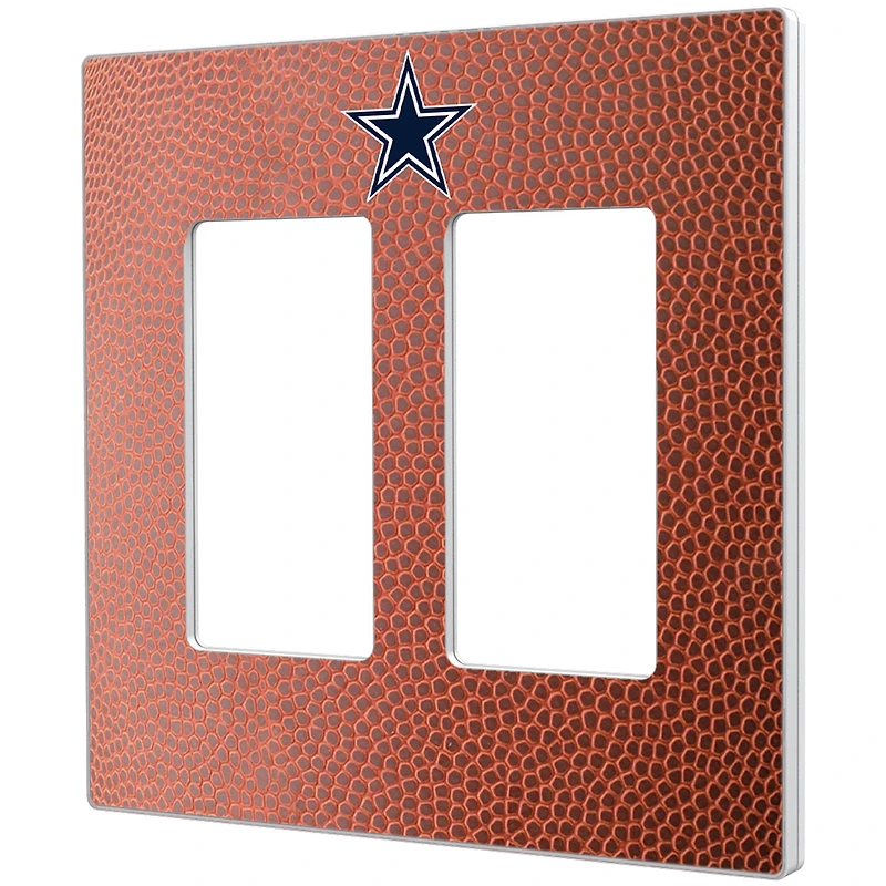 Dallas Cowboys Football Design Double Rocker Light Switch Plate