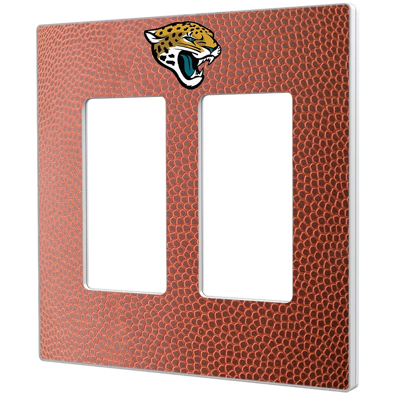 Jacksonville Jaguars Football Design Double Rocker Light Switch Plate
