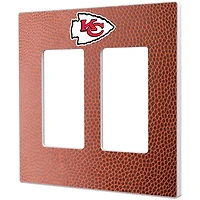 Kansas City Chiefs Football Design Double Rocker Light Switch Plate