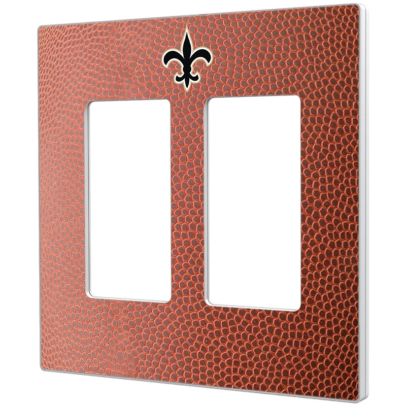 New Orleans Saints Football Design Double Rocker Light Switch Plate