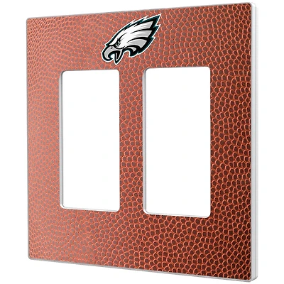 Philadelphia Eagles Football Design Double Rocker Light Switch Plate