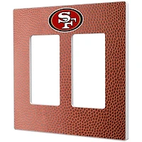 San Francisco 49ers Football Design Double Rocker Light Switch Plate