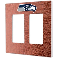 Seattle Seahawks Football Design Double Rocker Light Switch Plate
