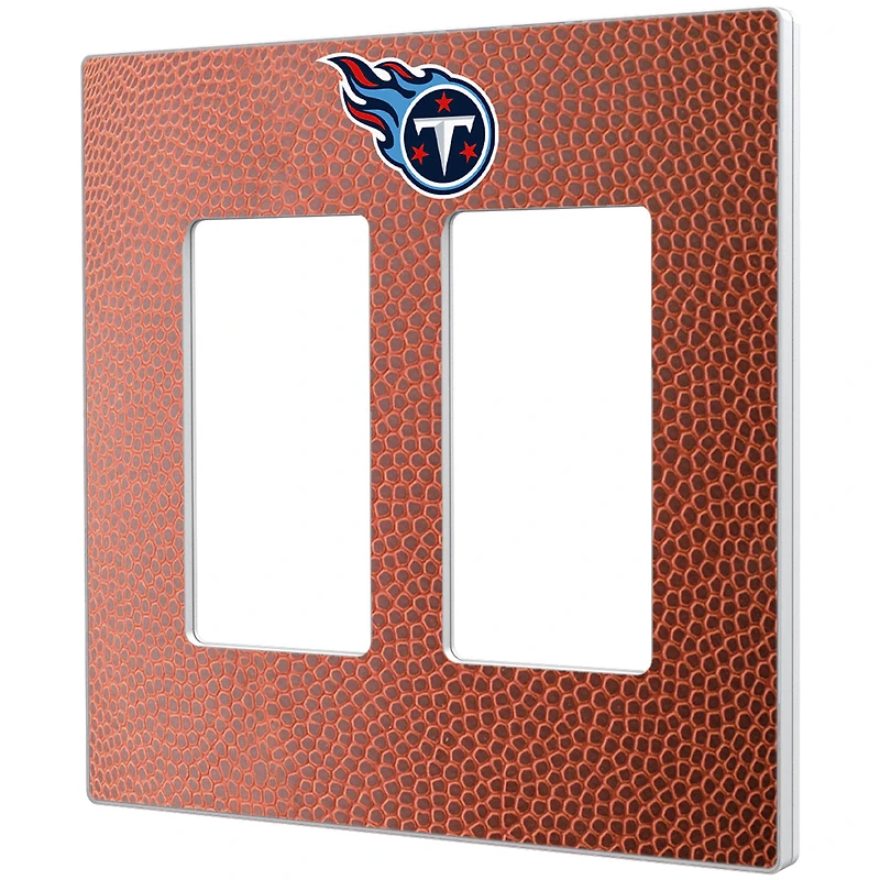 Tennessee Titans Football Design Double Rocker Light Switch Plate