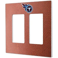 Tennessee Titans Football Design Double Rocker Light Switch Plate