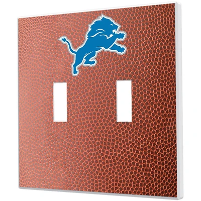 Detroit Lions Football Design Double Toggle Light Switch Plate