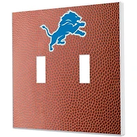 Detroit Lions Football Design Double Toggle Light Switch Plate