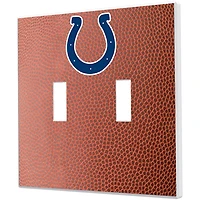 Indianapolis Colts Football Design Double Toggle Light Switch Plate