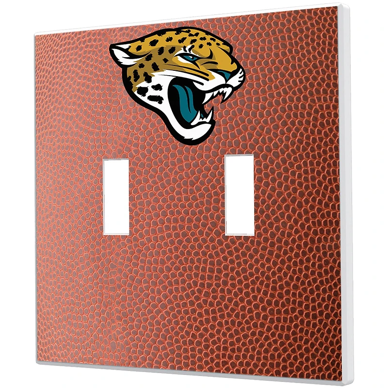 Jacksonville Jaguars Football Design Double Toggle Light Switch Plate