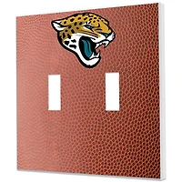 Jacksonville Jaguars Football Design Double Toggle Light Switch Plate