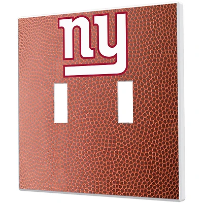 New York Giants Football Design Double Toggle Light Switch Plate
