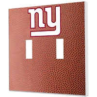 New York Giants Football Design Double Toggle Light Switch Plate