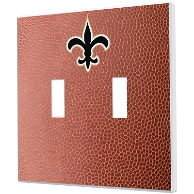 New Orleans Saints Football Design Double Toggle Light Switch Plate