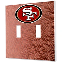 San Francisco 49ers Football Design Double Toggle Light Switch Plate