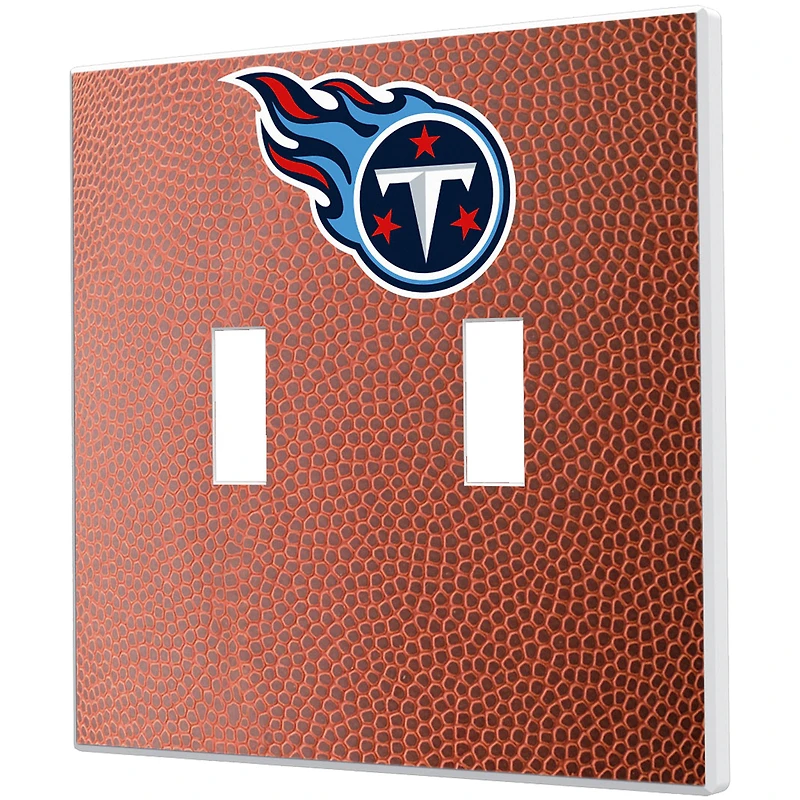 Tennessee Titans Football Design Double Toggle Light Switch Plate