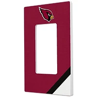 Arizona Cardinals Diagonal Stripe Single Rocker Light Switch Plate