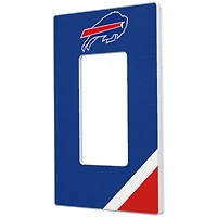 Buffalo Bills Diagonal Stripe Single Rocker Light Switch Plate
