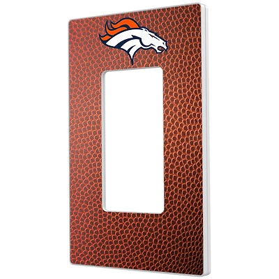 Denver Broncos Football Design Single Rocker Light Switch Plate
