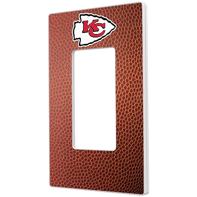 Kansas City Chiefs Football Design Single Rocker Light Switch Plate