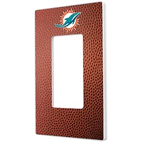 Miami Dolphins Football Design Single Rocker Light Switch Plate