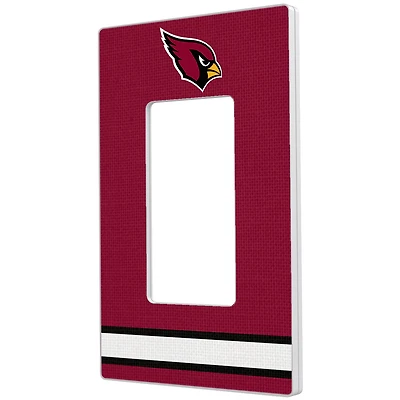 Arizona Cardinals Stripe Single Rocker Light Switch Plate