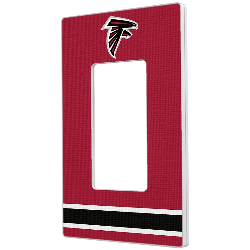 Atlanta Falcons Stripe Single Rocker Light Switch Plate