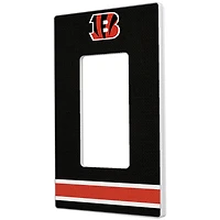 Cincinnati Bengals Stripe Single Rocker Light Switch Plate