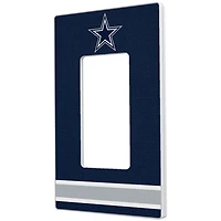 Dallas Cowboys Stripe Single Rocker Light Switch Plate