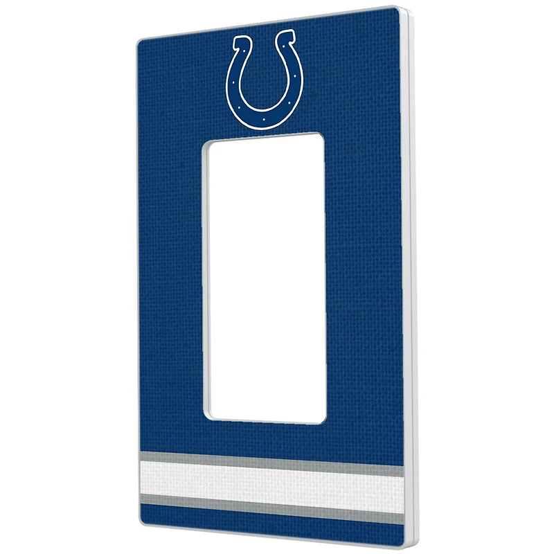Indianapolis Colts Stripe Single Rocker Light Switch Plate