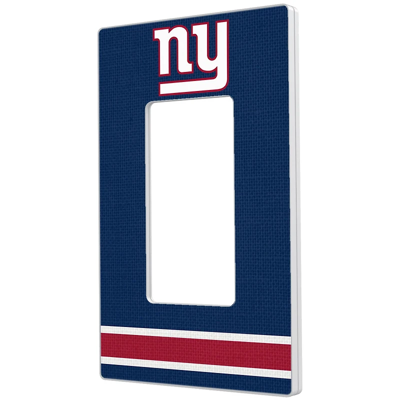 New York Giants Stripe Single Rocker Light Switch Plate