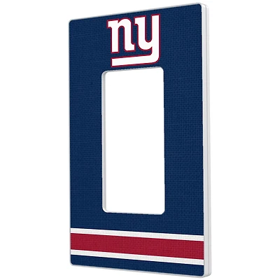 New York Giants Stripe Single Rocker Light Switch Plate