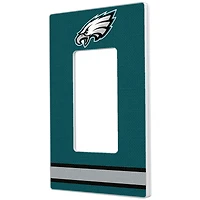 Philadelphia Eagles Stripe Single Rocker Light Switch Plate