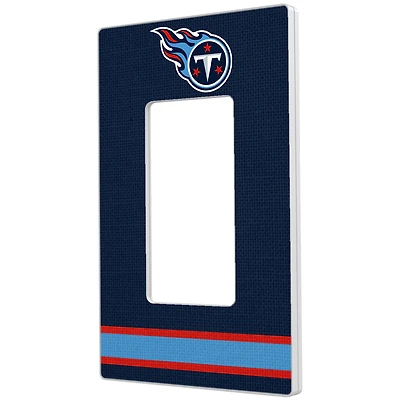 Tennessee Titans Stripe Single Rocker Light Switch Plate