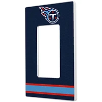 Tennessee Titans Stripe Single Rocker Light Switch Plate