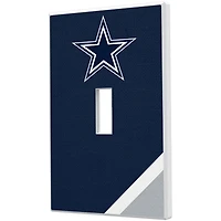 Dallas Cowboys Diagonal Stripe Single Toggle Light Switch Plate