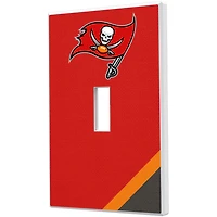 Tampa Bay Buccaneers Diagonal Stripe Single Toggle Light Switch Plate