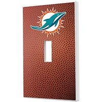Miami Dolphins Football Design Single Toggle Light Switch Plate
