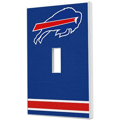 Buffalo Bills Stripe Single Toggle Light Switch Plate