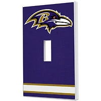 Baltimore Ravens Stripe Single Toggle Light Switch Plate