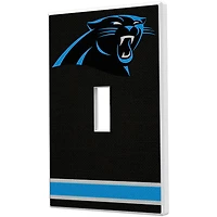 Carolina Panthers Stripe Single Toggle Light Switch Plate