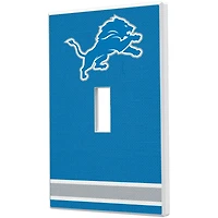 Detroit Lions Stripe Single Toggle Light Switch Plate