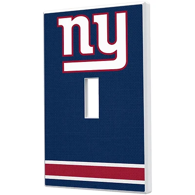 New York Giants Stripe Single Toggle Light Switch Plate