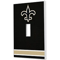 New Orleans Saints Stripe Single Toggle Light Switch Plate